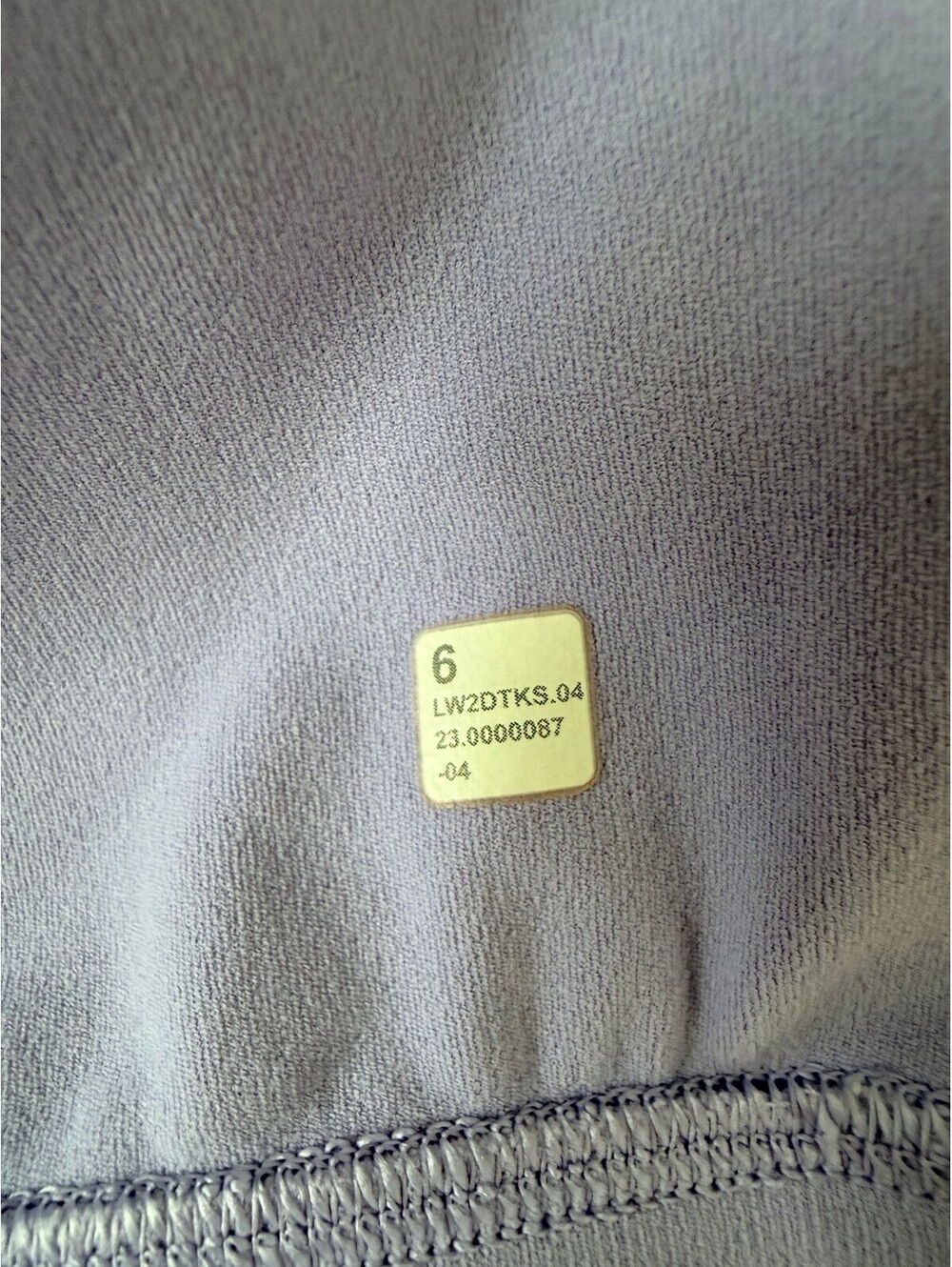 Lululemon One Shoulder Sports Bra Lavender Purple Size 6 Medium Support Yoga - Picture 5 of 5